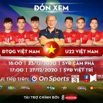 Trận đấu giao hữu giữa đội tuyển quốc gia và U22 Việt Nam